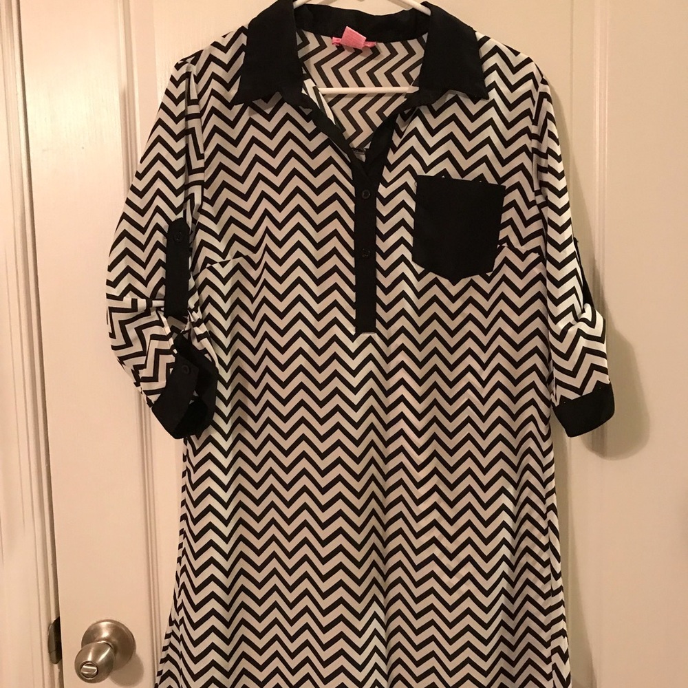 Black & white dress